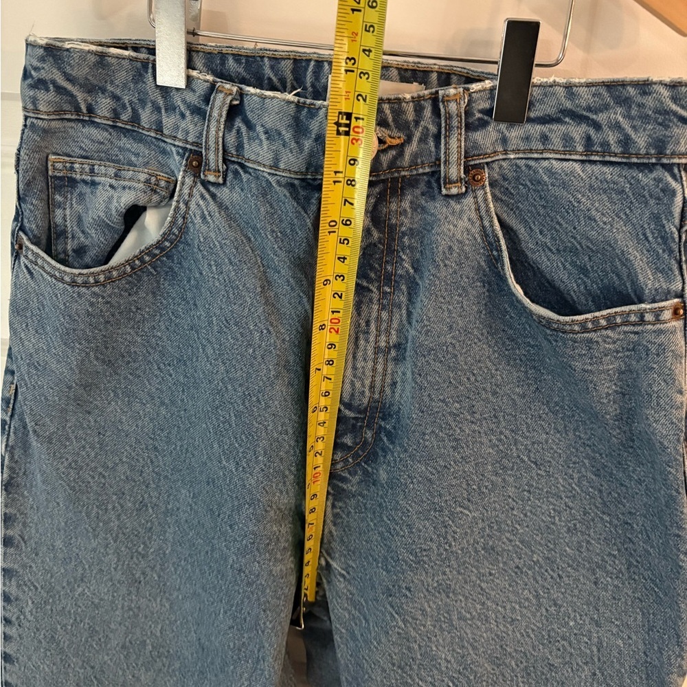 Zara Straight Leg Blue Jeans - Picture 6 of 9